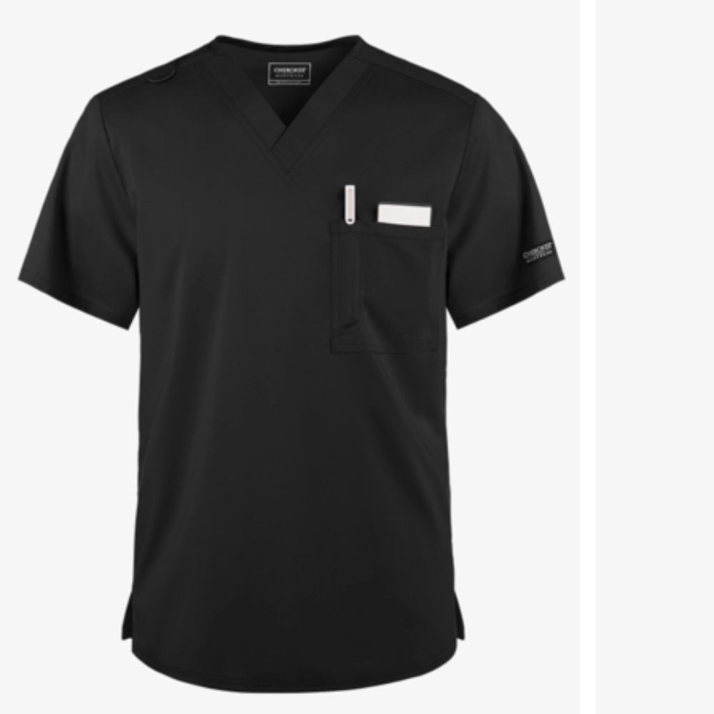 Cherokee Workwear Revolution Unisex 1-Pocket STRETCH V-Neck Scrub Top